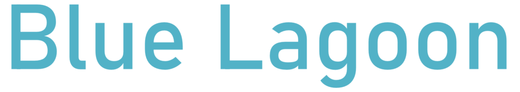logotipo de la laguna azul